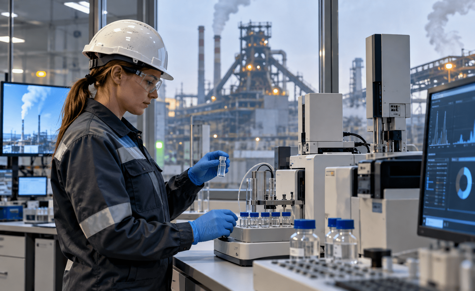 НЛМК подтвердил компетентность экологической лаборатории
